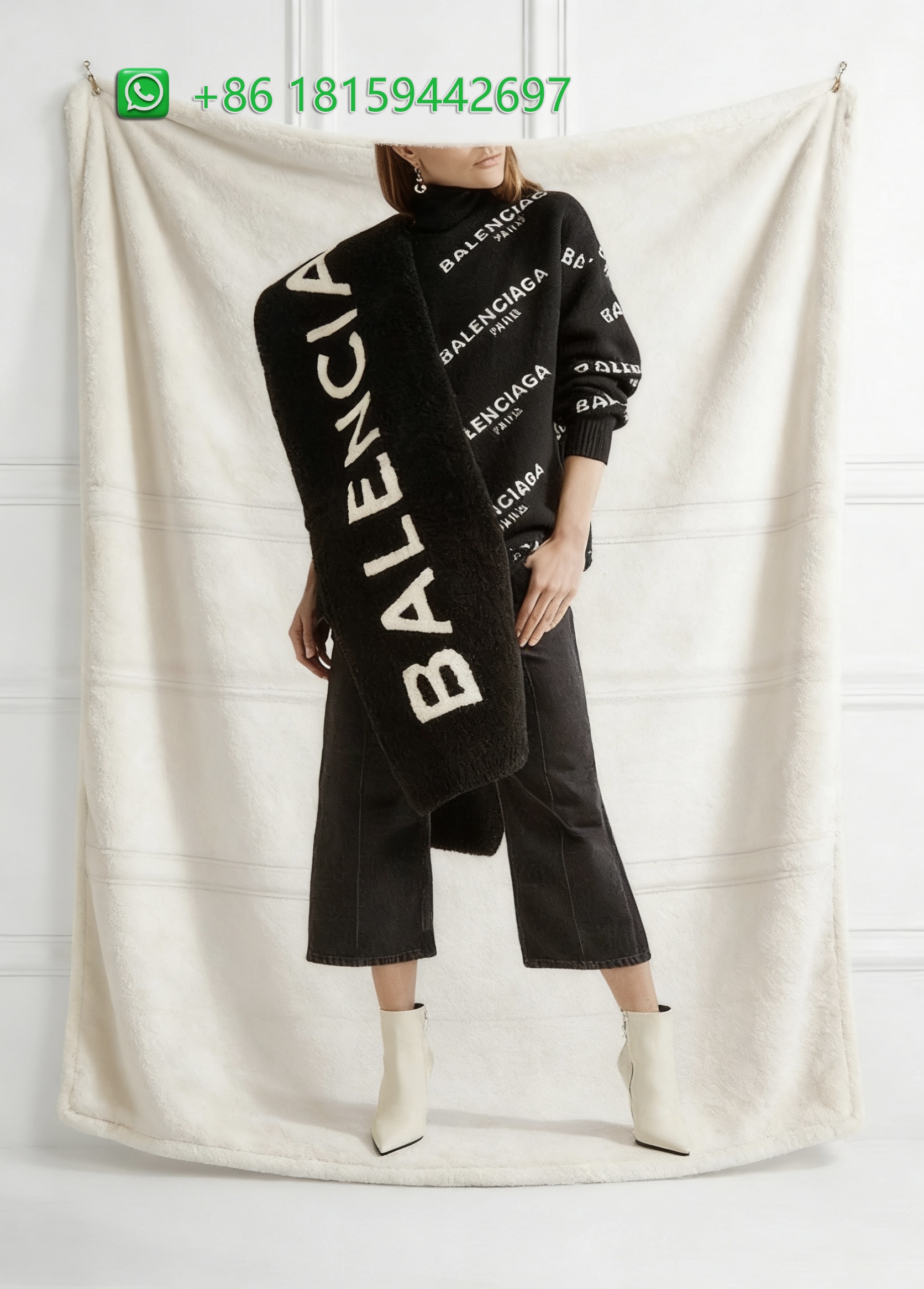 Balenciaga Throw Blankets